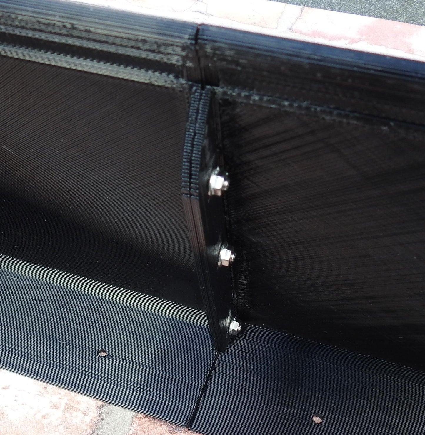 60cm Flat Top EV Charger Canopy with Skirts which effectively shade the charger