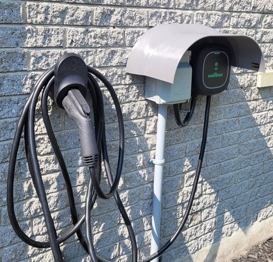 50cm EV Charger Canopy – 3D Printed Weather Protection Cover
