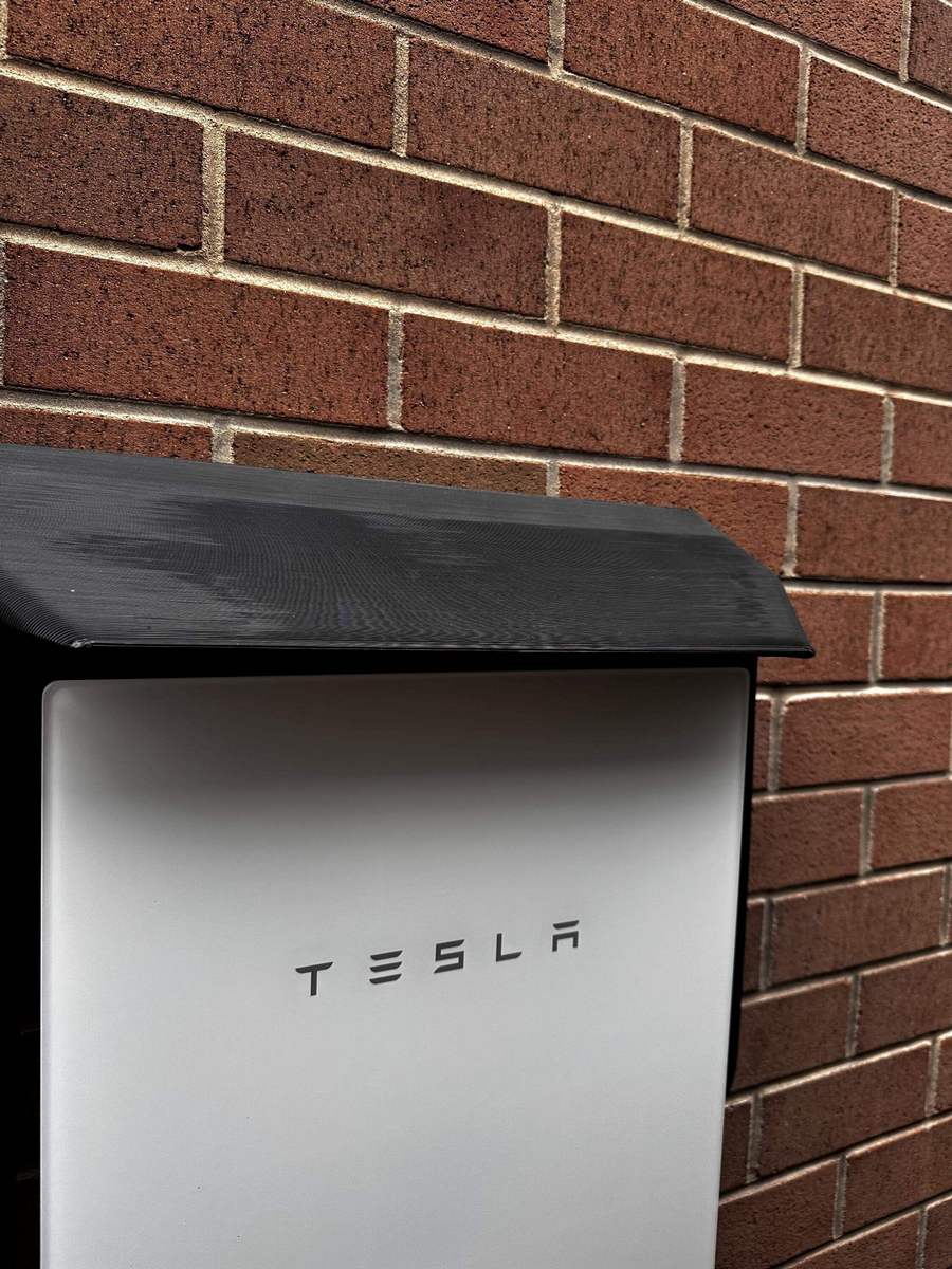 48cm Tesla Powerwall Gateway Cover: All Weather Sun Shade Canopy