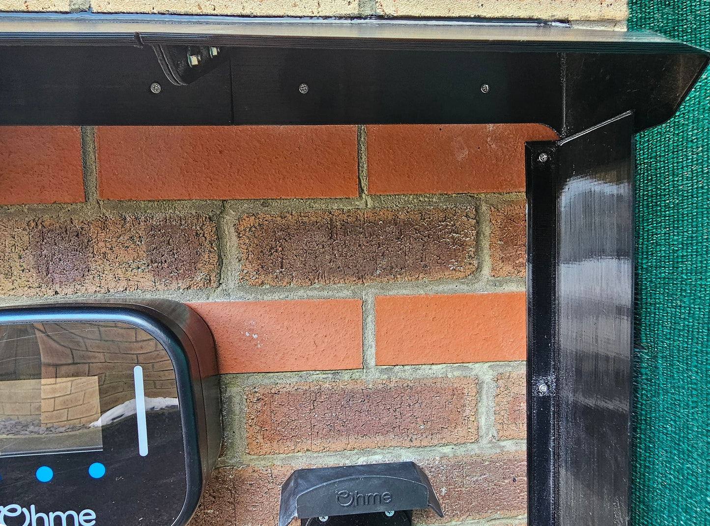 60cm Flat Top EV Charger Canopy with Skirts which effectively shade the charger