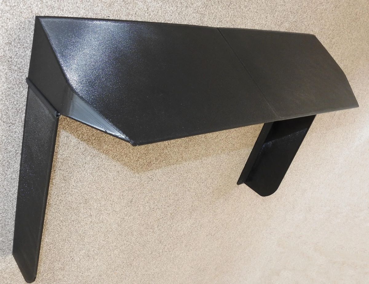 75cm Cover to protect Tesla Powerwall 3. Canopy designed to shade as well as weather protection.