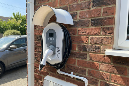 36cm Canopy above Zappi EV Charger