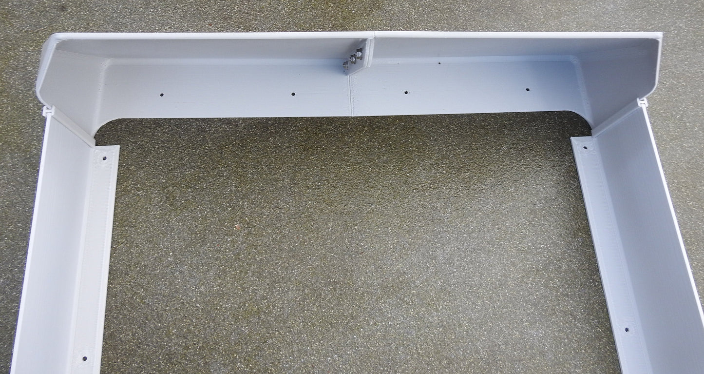 60cm Flat Top EV Charger Canopy with Skirts which effectively shade the charger