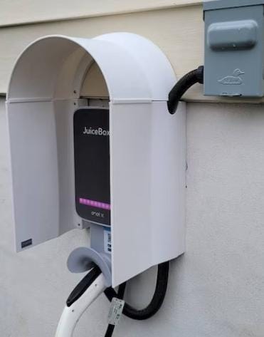 36cm Untethered EV Charger Canopy Cover