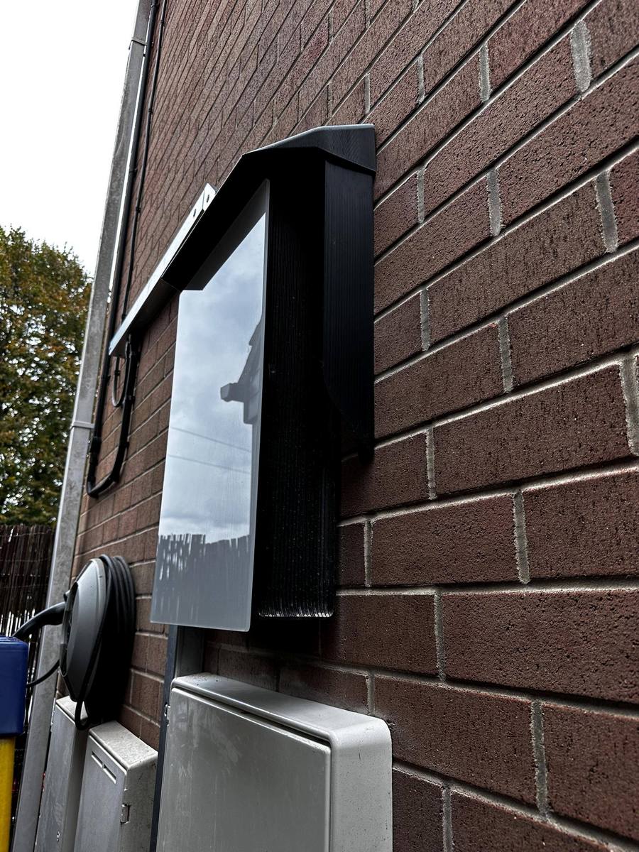 48cm Tesla Powerwall Gateway Cover: All Weather Sun Shade Canopy