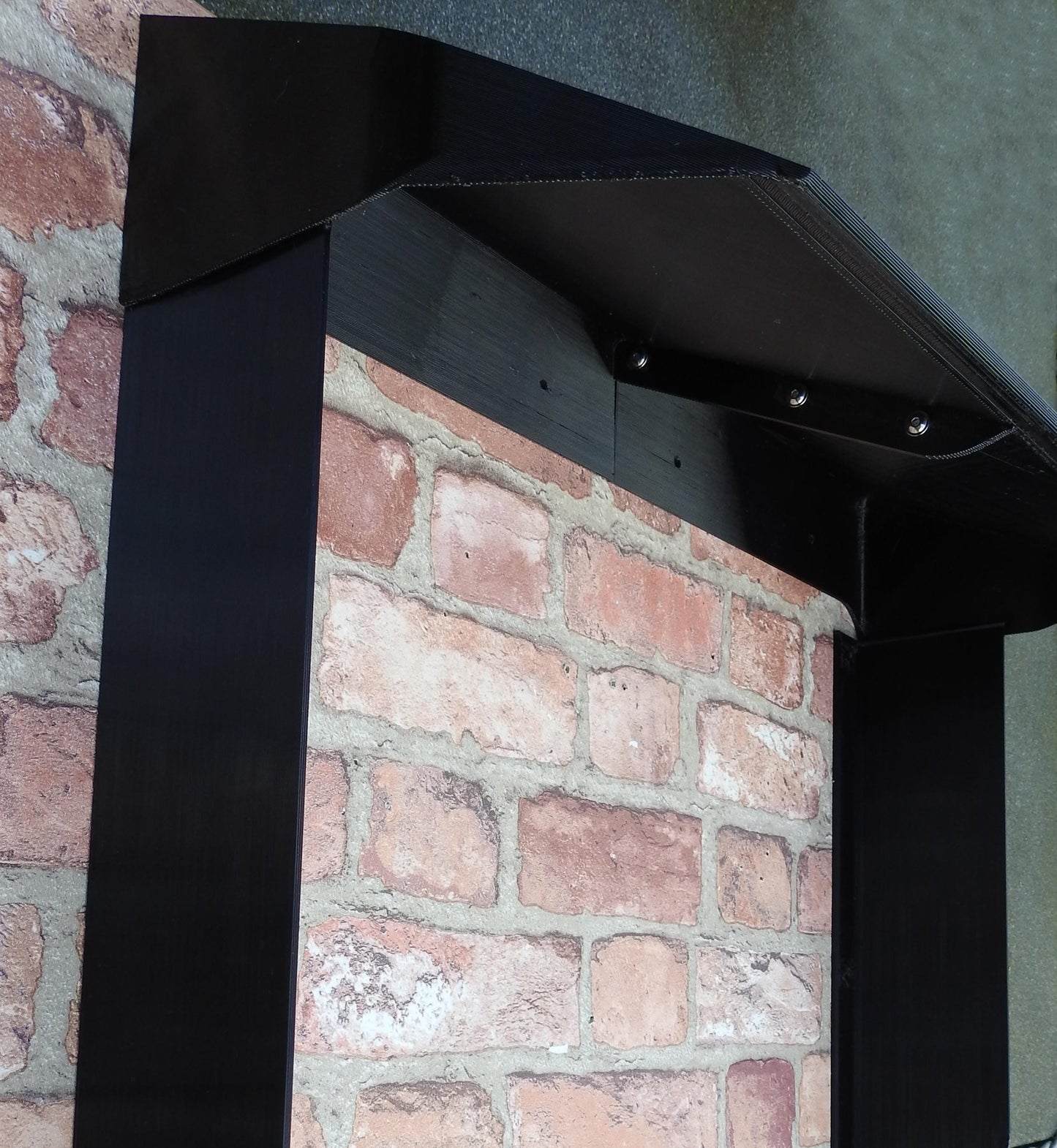 60cm Flat Top EV Charger Canopy with Skirts which effectively shade the charger