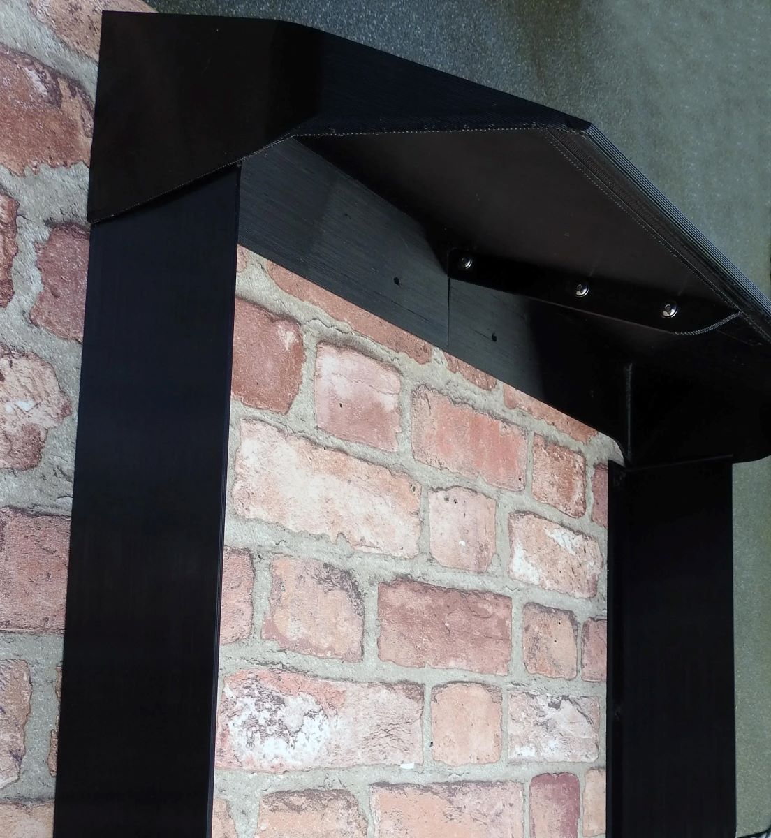 60cm Flat Top EV Charger Canopy with Skirts which effectively shade the charger